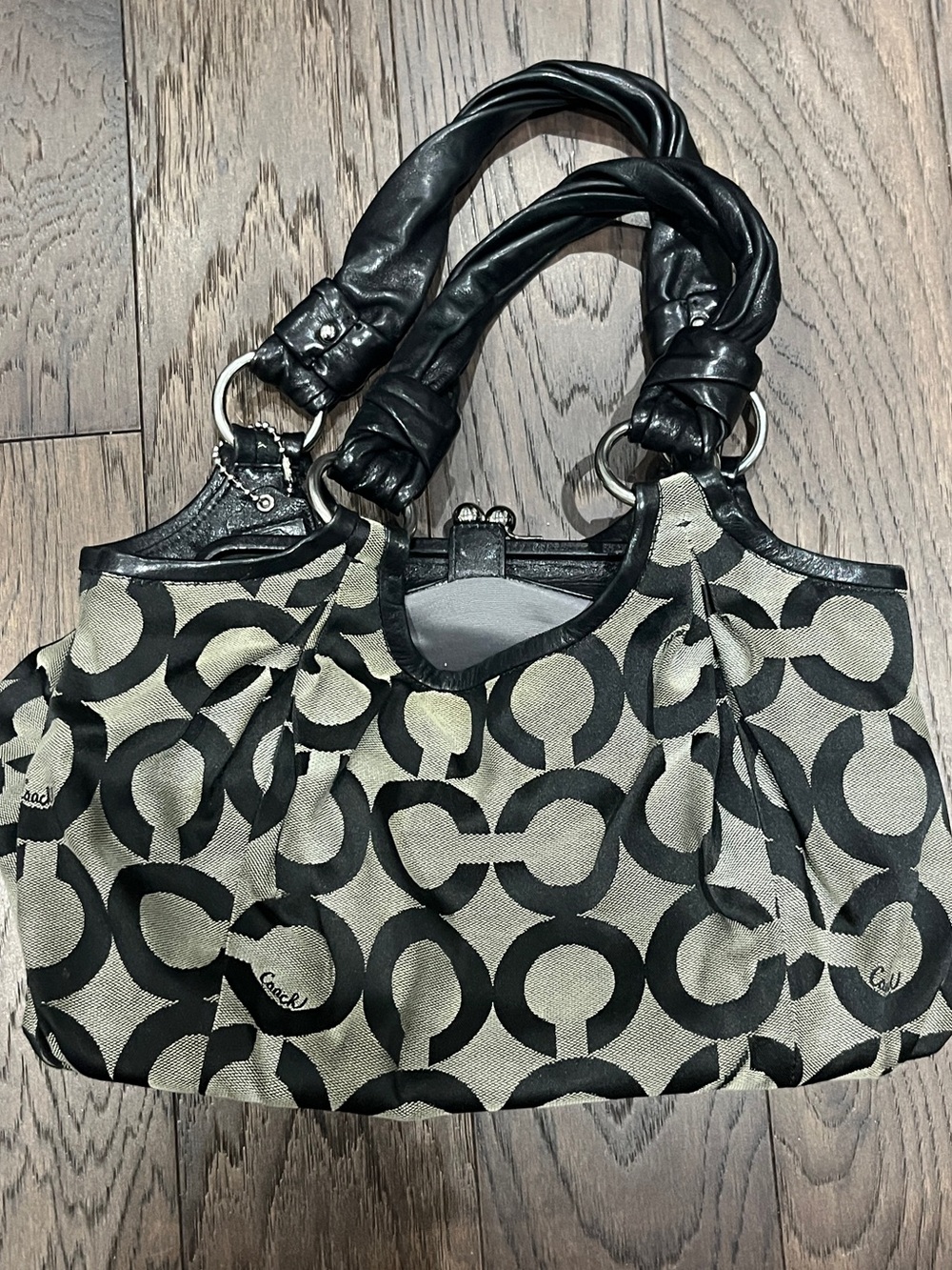 Coach Canvas Shoulder Bag - Picture 9 of 14